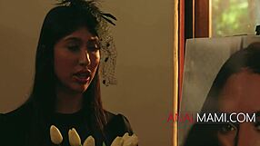 Latina tempts with grim reaper anal scene