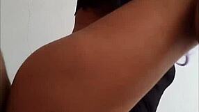 That pretty Mexican girl stopped my cock with her feet and made me orgasm.