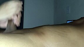 Babe Gets Huge Black Cock Cream For Hand Softening Orgasm.