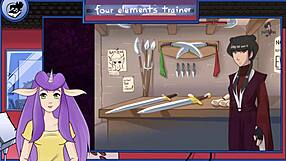 Avatar Royal Handjob Brings Monster Orgasm In Anime Game