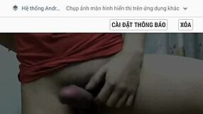 Blonde gay male with large penis