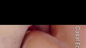 Aline and Edu enjoy intimate moments.