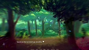 Lucy faces more problems with her big tits and ass in this anime game