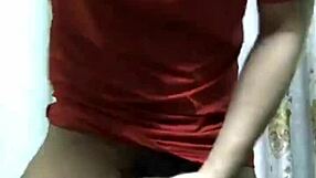 Blonde gay male with large penis