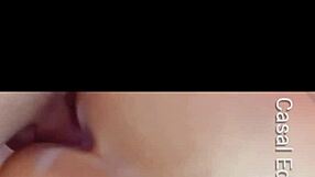 Aline and Edu enjoy intimate moments.