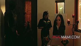 Latina tempts with grim reaper anal scene