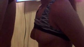 irina plays blowjob games with russian brunette