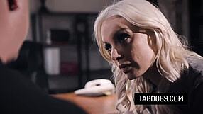 Blonde wife Kenzie Taylor drilled by doctor as husband watches