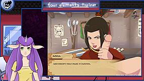 Avatar Royal Handjob Brings Monster Orgasm In Anime Game