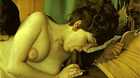 vintage interracial taboo unfolds under dark lantern in london