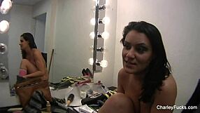 Charley Chase masturbates in entrance way