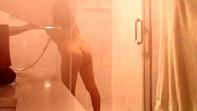 playing in the shower with anal blowjob pussy assfucking masturbation and cumshot