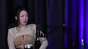 african glamour model debora andrade shows off in sheer red lingerie