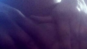 Ebony Beauty Shaved and Dripping Wet with Intense Squirting