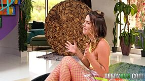 An interstellar adventure unfolds as Chanel Camryn seduces Kyle Mason in a hardcore POV clash.