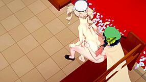 genshin impact hentai barbara and venti having sex in church with futanari elements