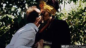 Ebony Babe Julie Kay Takes White Cock Deep in Black Ass