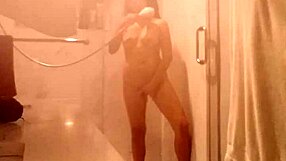 playing in the shower with anal blowjob pussy assfucking masturbation and cumshot