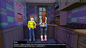 Young guy finally gets lucky with mommy