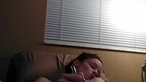 Redhead uses toys for intense solo masturbation session.