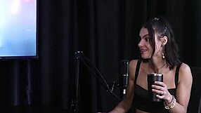 african glamour model debora andrade shows off in sheer red lingerie