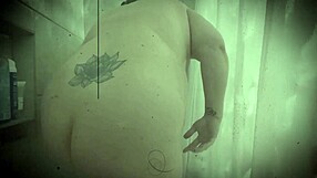 Watch fat BBW bathing in shower
