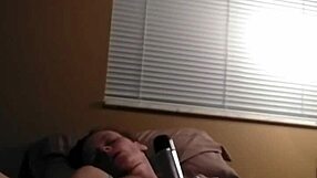 Redhead uses toys for intense solo masturbation session.