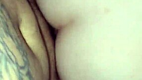 tattooed couple enjoys pov doggystyle with a cum finish