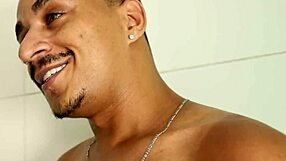 Feeling The Intense Passion In The Bath With A Well-Endowed Black Man And A White Guy