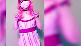 So, Maddy Diamond, this tranny, does an anal enema and squirts like crazy in her trailer.