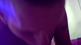 Wife Sucks Big Cock, I Cum On Her Tits, She Keeps Sucking After