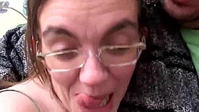 He filmed the slutty Italian milf enjoying wild mouth action