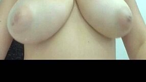 Teen shows natural big tits 😍