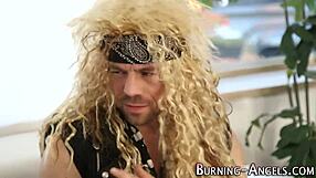 my tat whore gets a cum facial