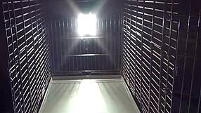 Sexy Dani Daniels Acts Like A Bitch In A Cage While Masturbating