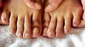 clear nails fetish sparks solo asian foot play