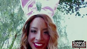 Black Babe Teanna Trump Gets Pussy Licked And Fucked By Hung Stud