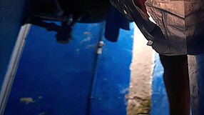 Big-assed Latina stepmother loves masturbating in the shower