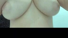 Teen shows natural big tits 😍