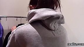 Flawless Czech Teen Teased in Supermarket, Undresses for Anal