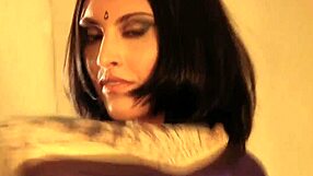 Bollywood Brunette Babe Poses Nude in Solo Scene