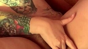 fingering my hairy pussy to explosive orgasm!