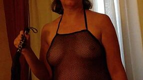 Masked Mature Milf Sucks Off Husband In Costume Exhibition