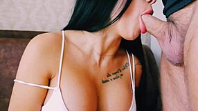 She Gives Nice Blowjob Then Cums In Pussy