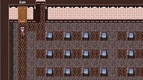 Blonde Thief with Big Tits Stopped by Detective in Museum Heist