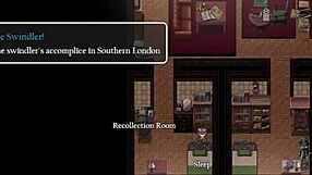 Blonde Thief with Big Tits Stopped by Detective in Museum Heist