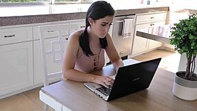 i love how sexy babe lyra lockhart sucks my dick then rides it hard