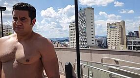 yuri gaúcho enjoys summer day sex in the pool and bathroom, teasing with passion.