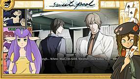 Muscular Asian Bodybuilder Teacher in Pool Yaoi Game