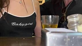 Mel Khalifa Bound In Public BDSM Deepthroat